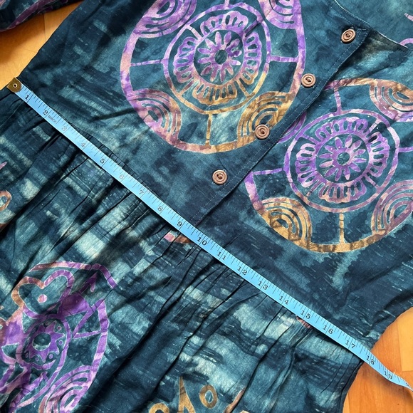 Hilltribe Designs Flowy Abstract Jumpsuit S (Fits s-m depending on desired fit) - Picture 14 of 14